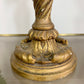 Natural Sea Fan Coral on Gilt Base