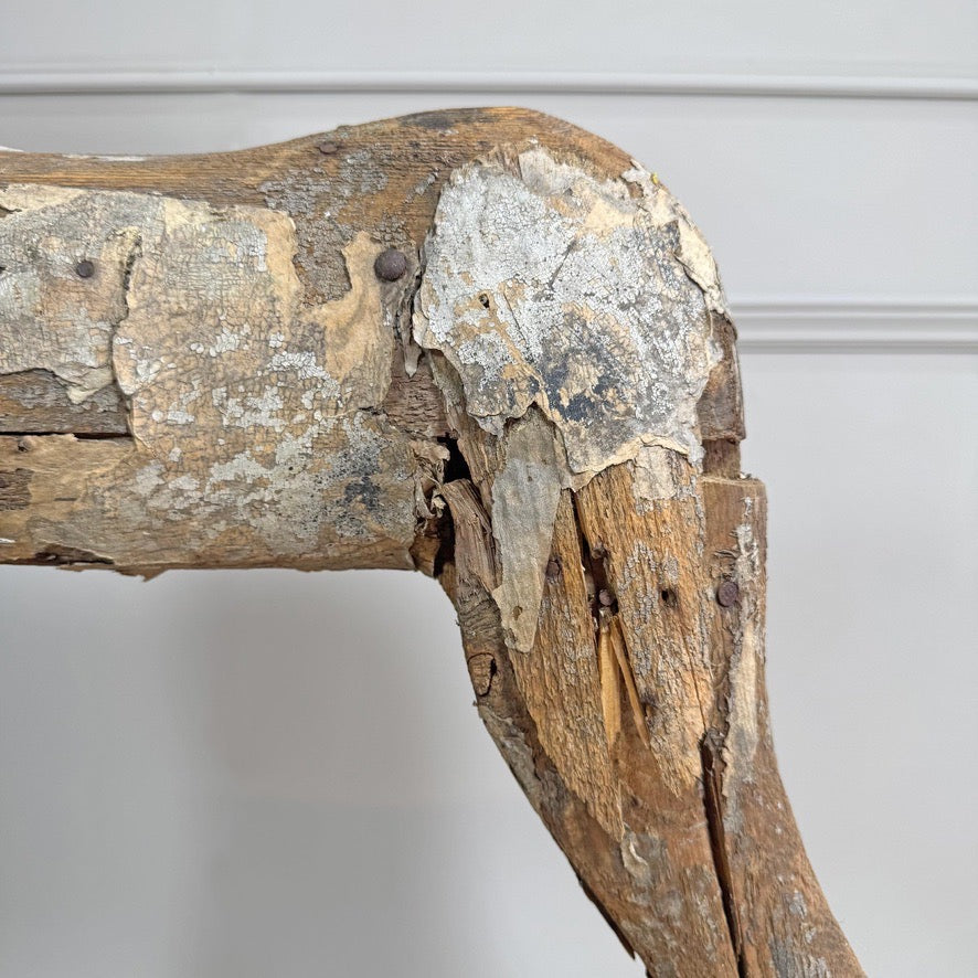 Antique French Wooden Horse