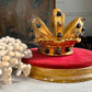 Antique Giltwood and Gesso Catholic Processional Crown
