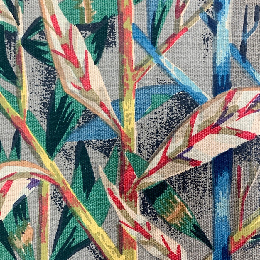 1950's Robert Debiève Cubist Screen Print 'Flight of Flamingos'