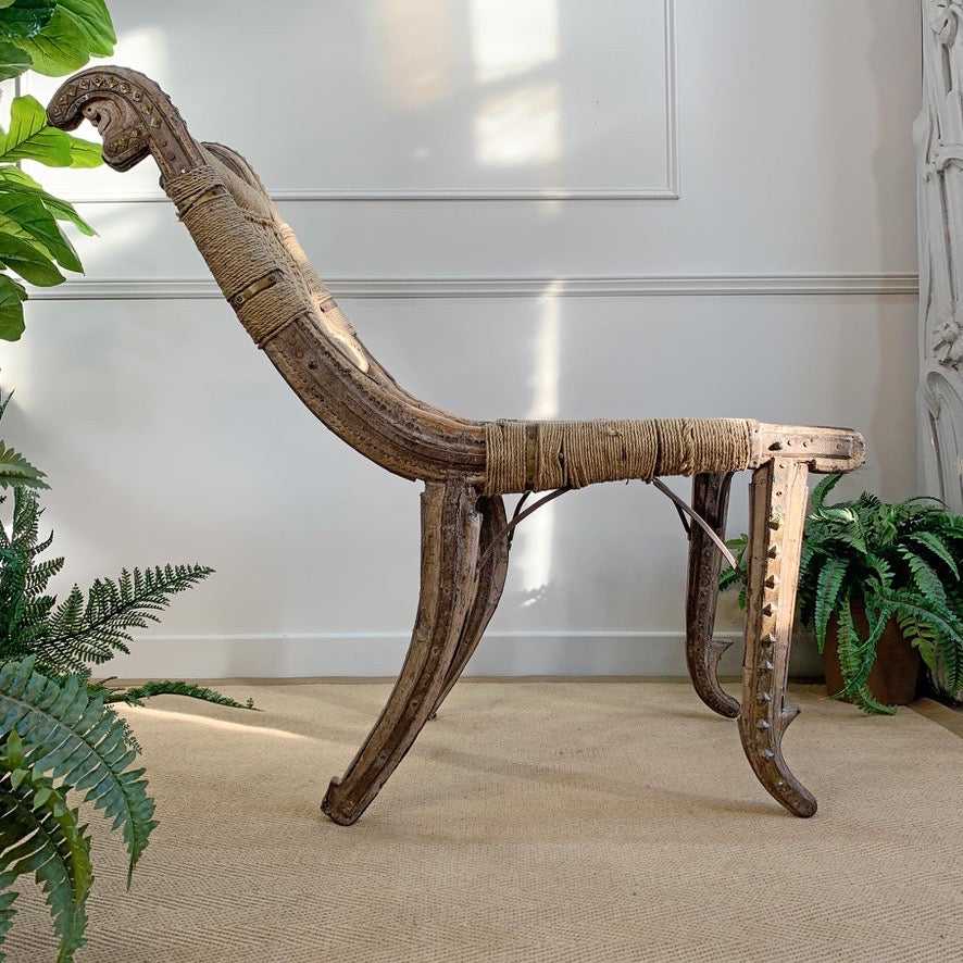 19th Century Primitive Indian Chair