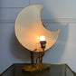Lanciotto Galeotti Gold Goose & Moon Table Lamp