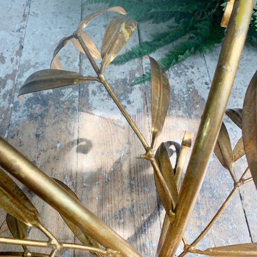 Italian Gold Leaf Coffee Table 1950's