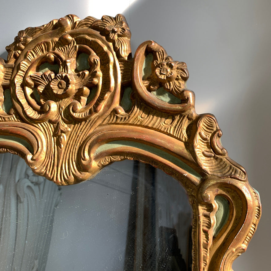 Late 19th Century Italian Carved Mirror