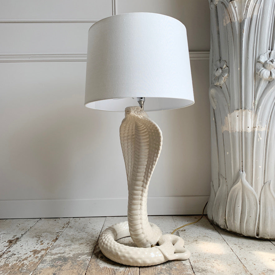 Tommaso Barbi White Cobra Lamp