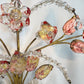 Pair of Maison Bagues Red Wall Sconces Circa 1910