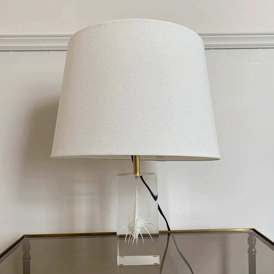 Pierre Giraudon Resin Suspension Shell Desk Lamp