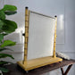 Regency Painted Faux Bamboo Dressing Table Mirror