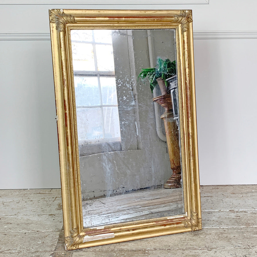 19th Century Antique French Gilt Mirror