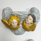 Plaster Putto Wall Shelves Circa 1920