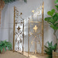 Pair of Wrought Iron Gilt Spanish Altar Gates