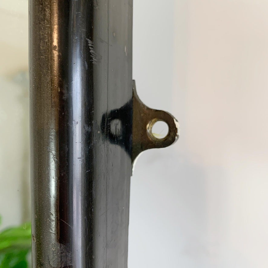An Exceedingly Tall and Elegant Victorian Ebonised Tailors Mirror