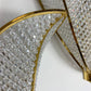 Palwa Gold Crystal Tulip Wall Lights 1970's