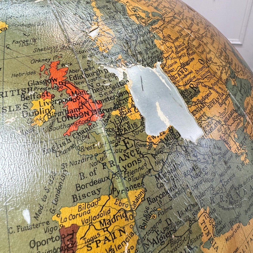 Large 1950's Philips' Hanging Globe