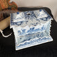 18th Century Dutch Delft Blue and White Ink Well attributed to Anthoni Pennis