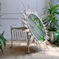 Large Brutalist Sunburst Mirror