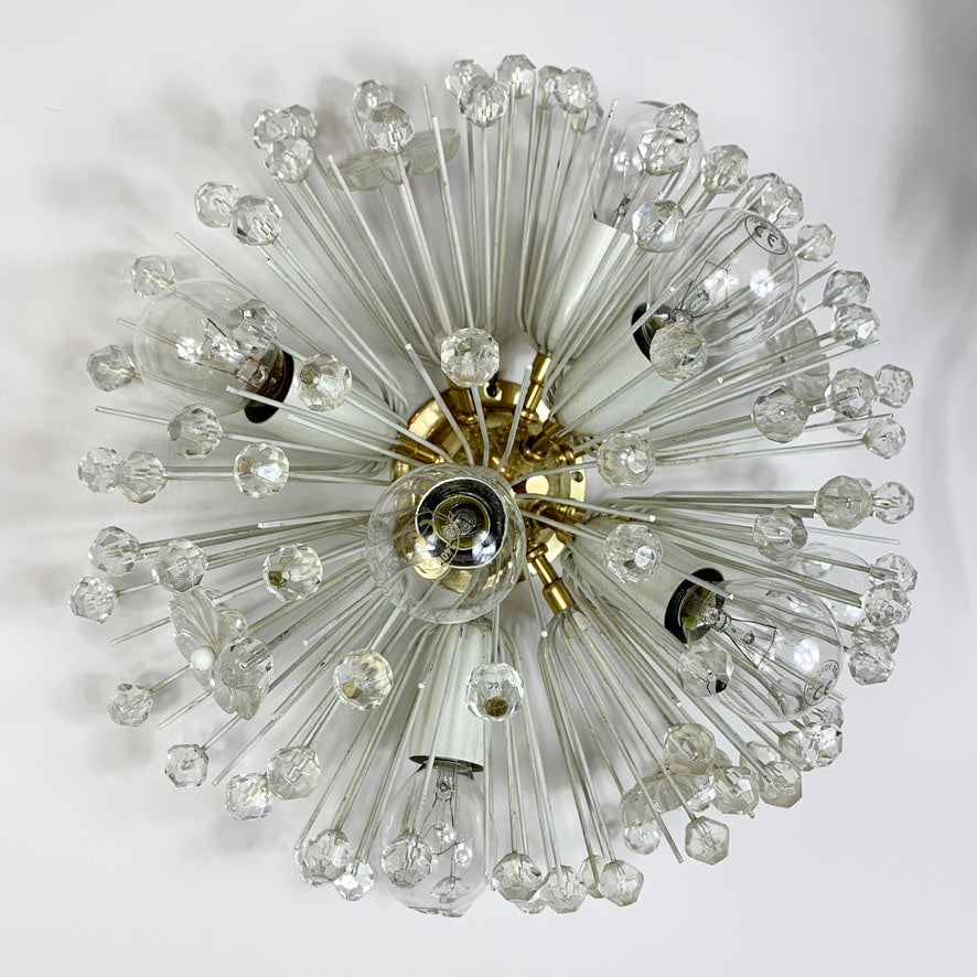 Sputnik Ceiling Light Snowball by Emil Stejnar for Rupert Nikoll