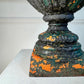 Antoine Durenne Foundry Satyr Mask Cast Iron Urn