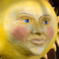 Large Folk Art Papier Mache Sun with Face