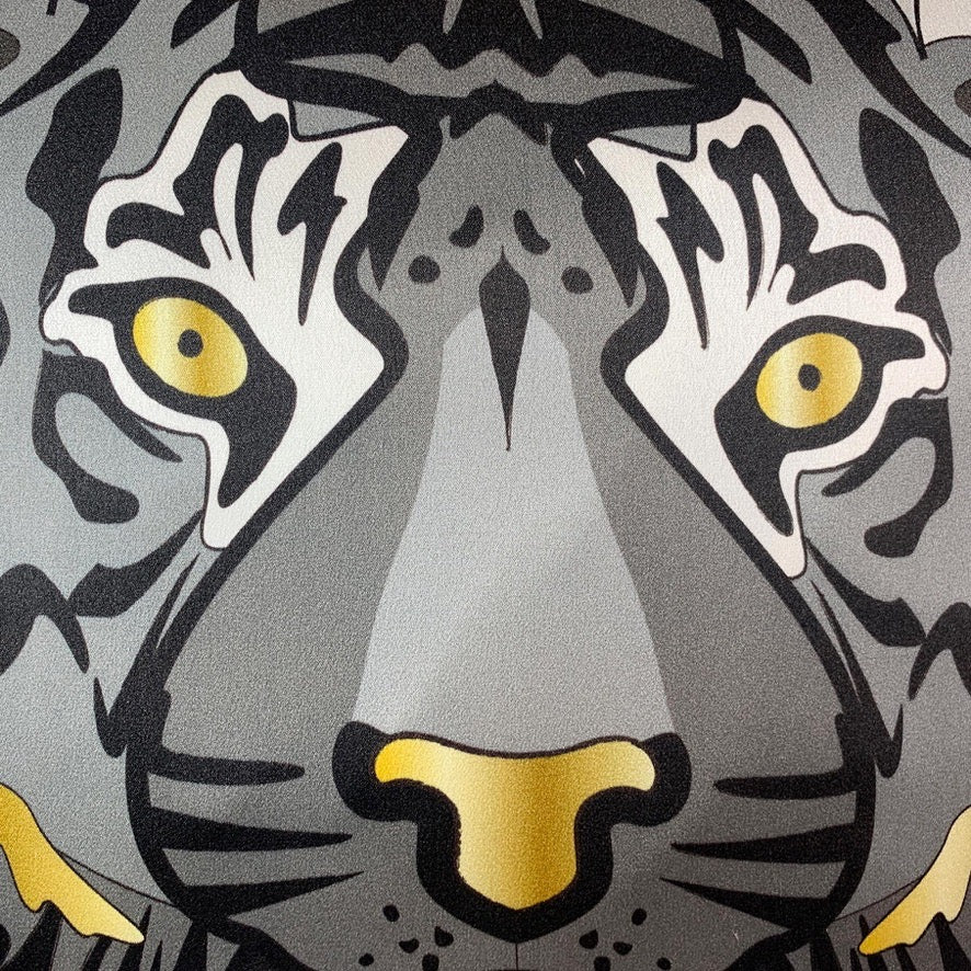 The Tropics Collection 'Tiger' Luxury Silk Cushion