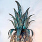 Polychrome Painted 1930's Italian Pineapple Wall Light