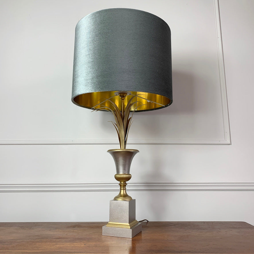 Maison Charles Vase Roseaux Silver & Gold Table Lamp