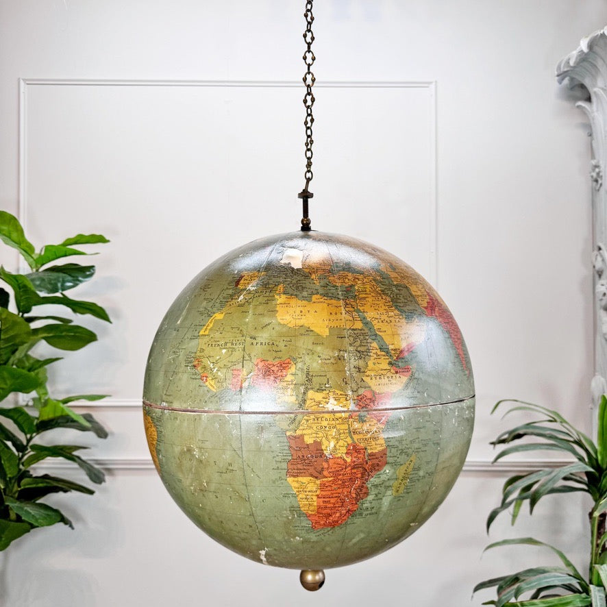 Large 1950's Philips' Hanging Globe