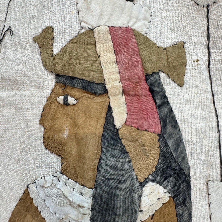 Pair of Early 20th Century Egyptian Applique Panels