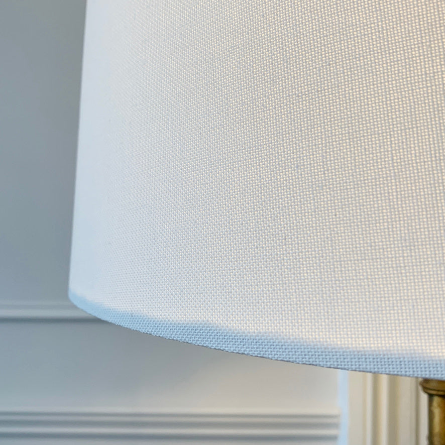 Magnificent Large Gold Italian Wheat Sheaf Table Lamp on Marble Base