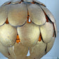 1950's Gilt Scallop Italian S.Salvadori Pendant Light