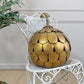 1950's Gilt Scallop Italian S.Salvadori Pendant Light