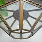 Pair of French Brass and Glass Art Deco Pendant Lights