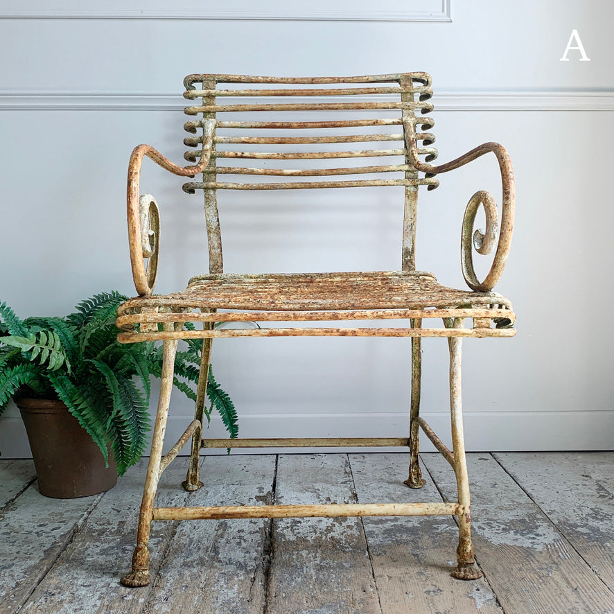 Antique Lions Paw Arras Chair with Arms