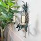 Polychrome Painted 1930's Italian Pineapple Wall Light