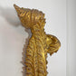 19th Century Giltwood Italian Feather Wall Lights