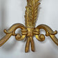 19th Century Giltwood Italian Feather Wall Lights