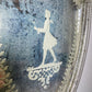 19th Century Venetian Murano Etched Mirror