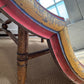 19th Century French Polychrome and Giltwood Quatrefoil Church Mirror