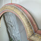 19th Century French Polychrome and Giltwood Quatrefoil Church Mirror