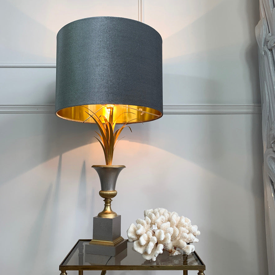 Maison Charles Vase Roseaux Silver & Gold Table Lamp