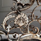 19th Century Wrought and Cast Iron Gothic Overdoor Light