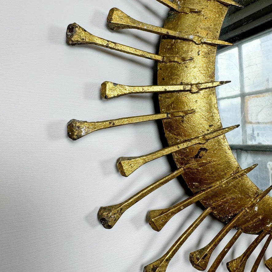 Vintage Spanish Sunburst Mirror