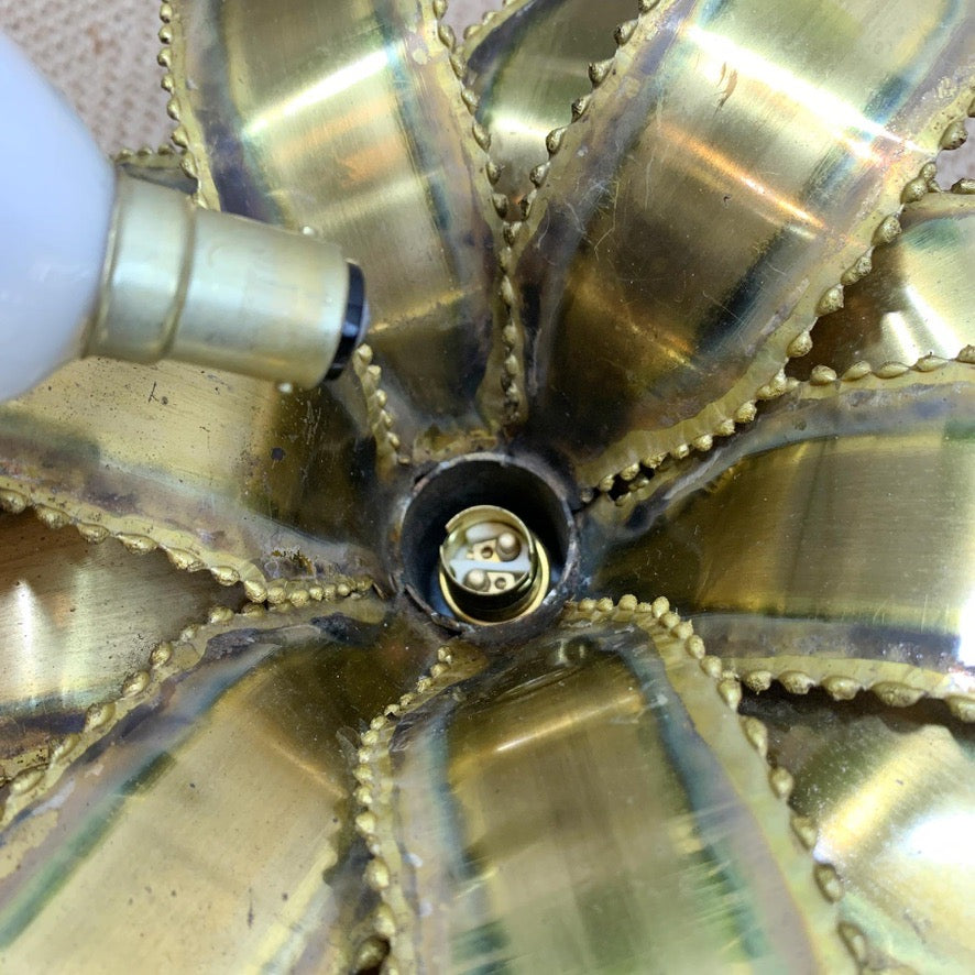 Pair of Maison Jansen Flower Wall Lights