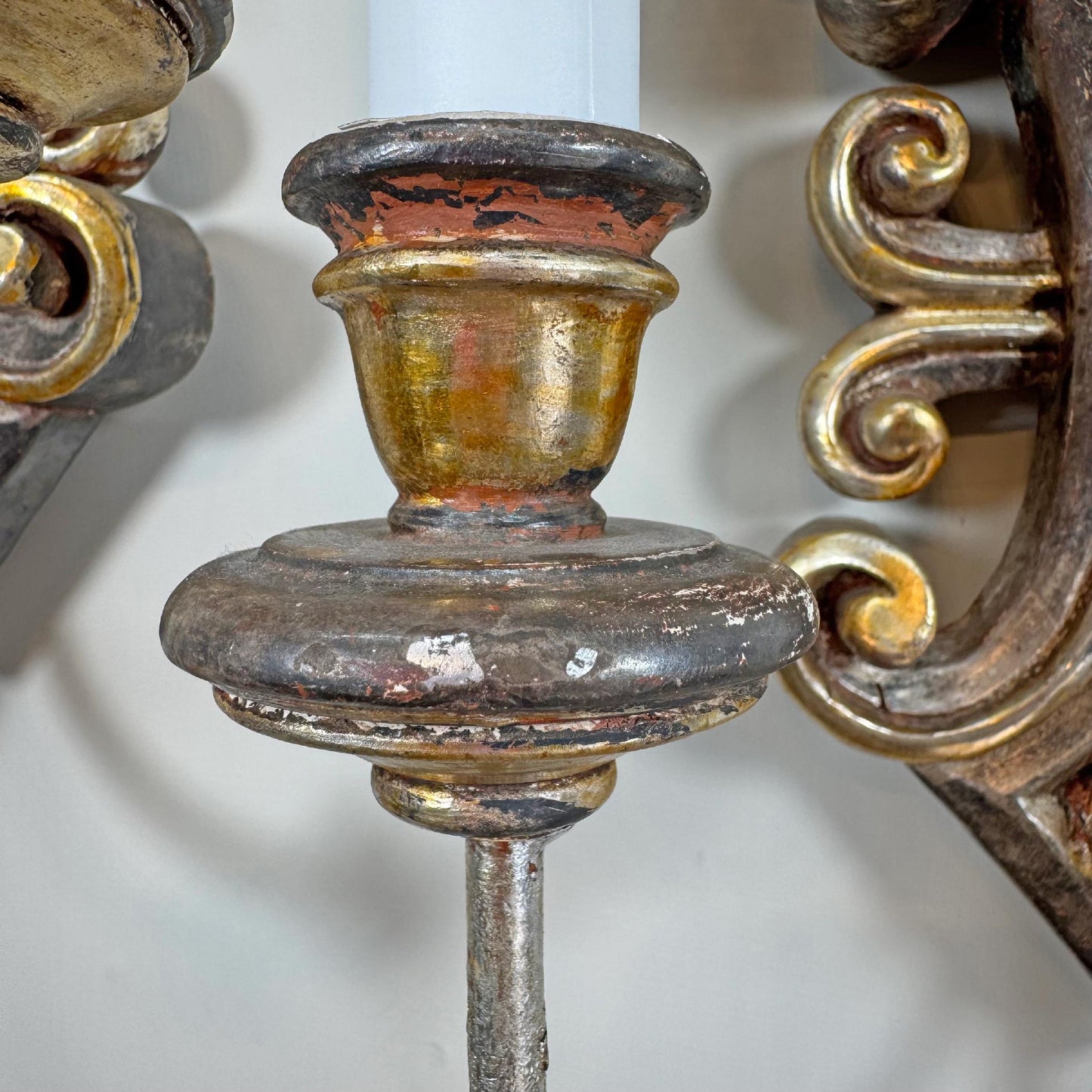 20th Century Italian Gilt Wooden Wall Lights