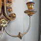 20th Century Italian Gilt Wooden Wall Lights