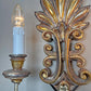 20th Century Italian Gilt Wooden Wall Lights