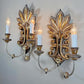 20th Century Italian Gilt Wooden Wall Lights