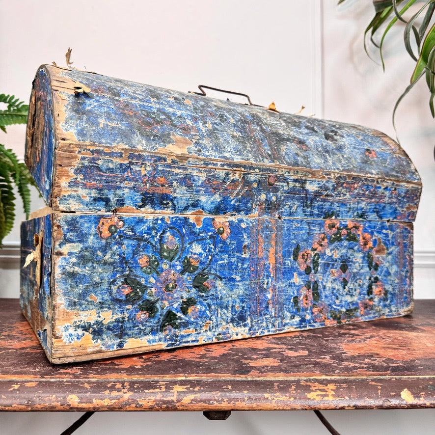 Antique Normandy Marriage Box 19th Century French