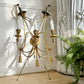 An Outstanding 1950's Italian Cross Sword and Gilt Rope Tassel Wall Light