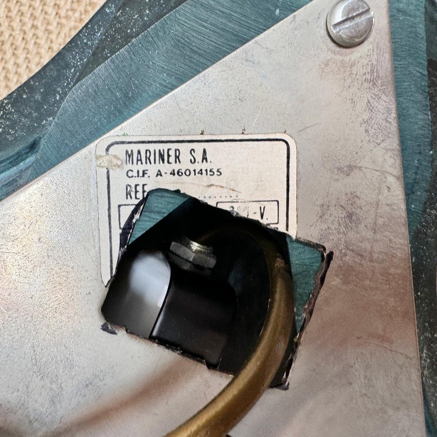 Mid-Century Mariner SA of Spain Leaf Uplighter